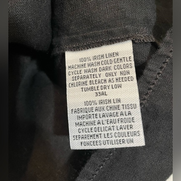 Eileen Fisher 100% Irish Linen Lined Sleeveless Dress
Lagenlook Black Size 1X - Picture 3 of 7